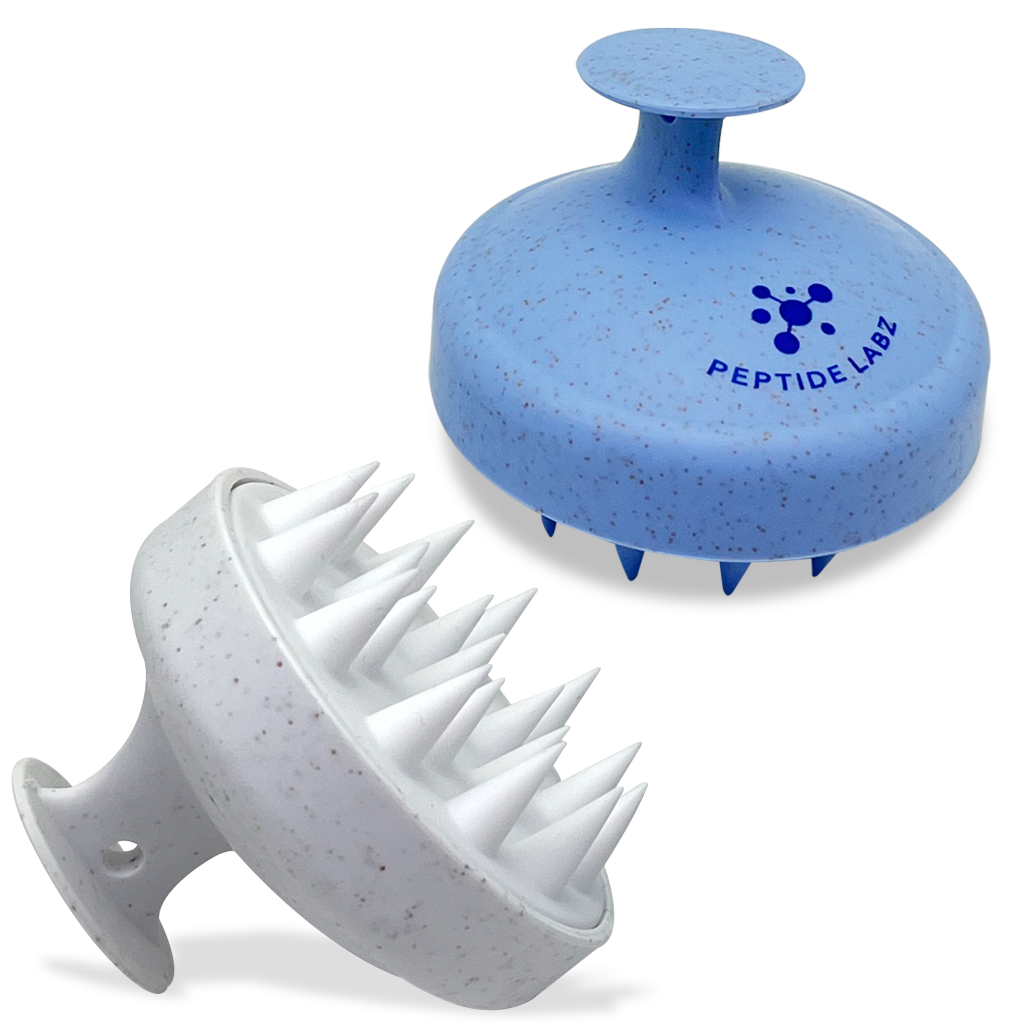 Scalp Massager Shampoo Brush – Eco-Friendly Wheat Straw & Silicone Bristles